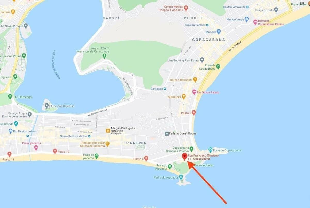 Flat Praia De Copacabana Ipanema - Pe Na Areia Rio de Janeiro Exteriér fotografie